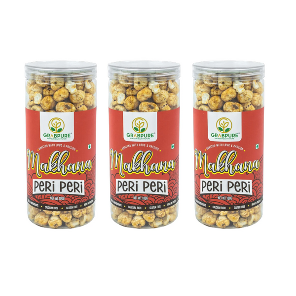 Makhana Snacks/Foxnuts Peri Peri (100g *3)